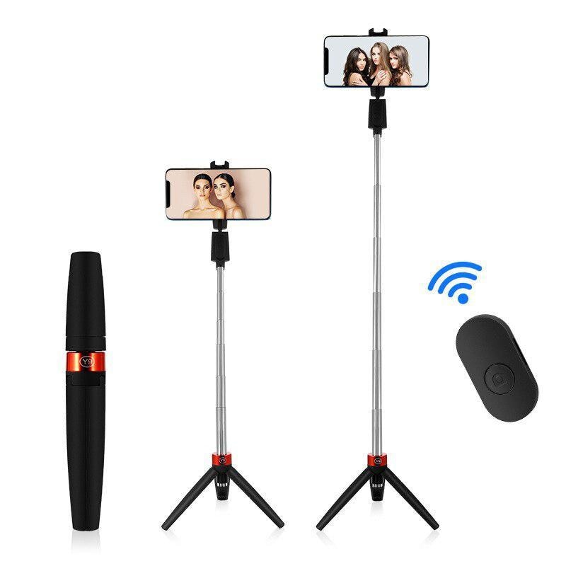 1pc 3 in1 Bluetooth kabellos Selfie Stock Stativ Für Smartphone Stabilisator praktisch Faltbare & Einbeinstative praktisch Stativ