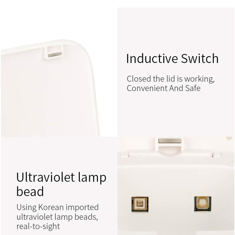 Doppel Slot UV-Licht Zahnbürste desinfektion schlagen-Freies Zahnbürste Halfter USB Ladung Antibakterielle Uv Zahn Pinsel disi