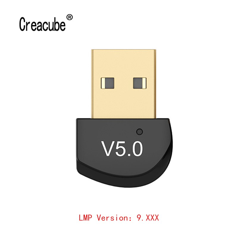 Creacube kabellos USB Bluetooth 5,0 Adapter Bluetooth Dongle Musik Klang Empfänger Adaptador Bluetooth Sender Für PC