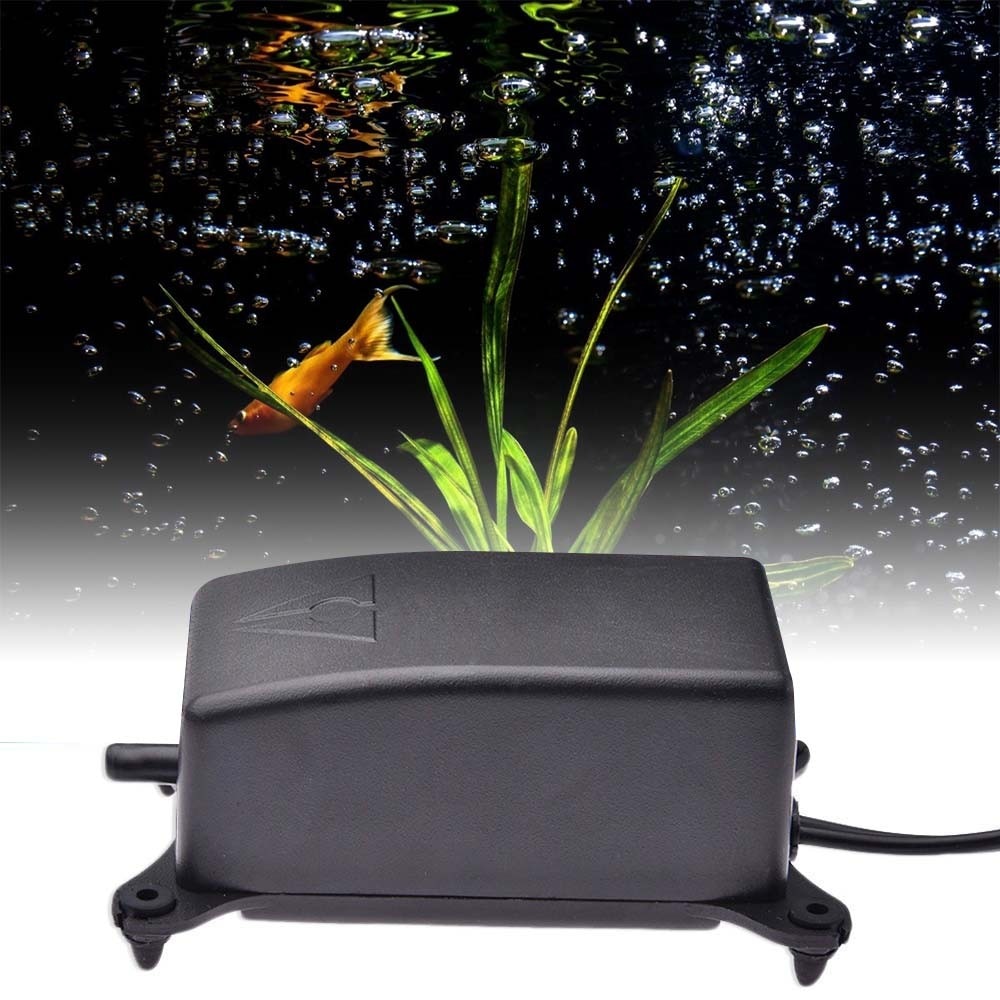 Ultra niedrig Lärm Aquarium Luft Pumpe Mini Luft Kompressor Sauerstoff Pumpe für Aquarien Fisch Panzer Sauerstoff Pumpe Schlauch Luft Stein pumpen Acces