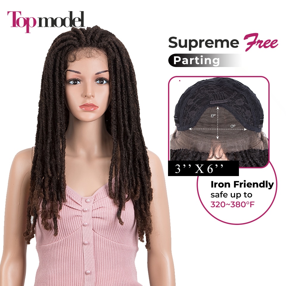 oben MODELL Häkeln Perücke 24Zoll Häkeln Twist Haar Perücke Für Frauen Häkeln Haar mit Baby Haar Synthetische Spitze Vorderseite perücke Geflochtene Perücke