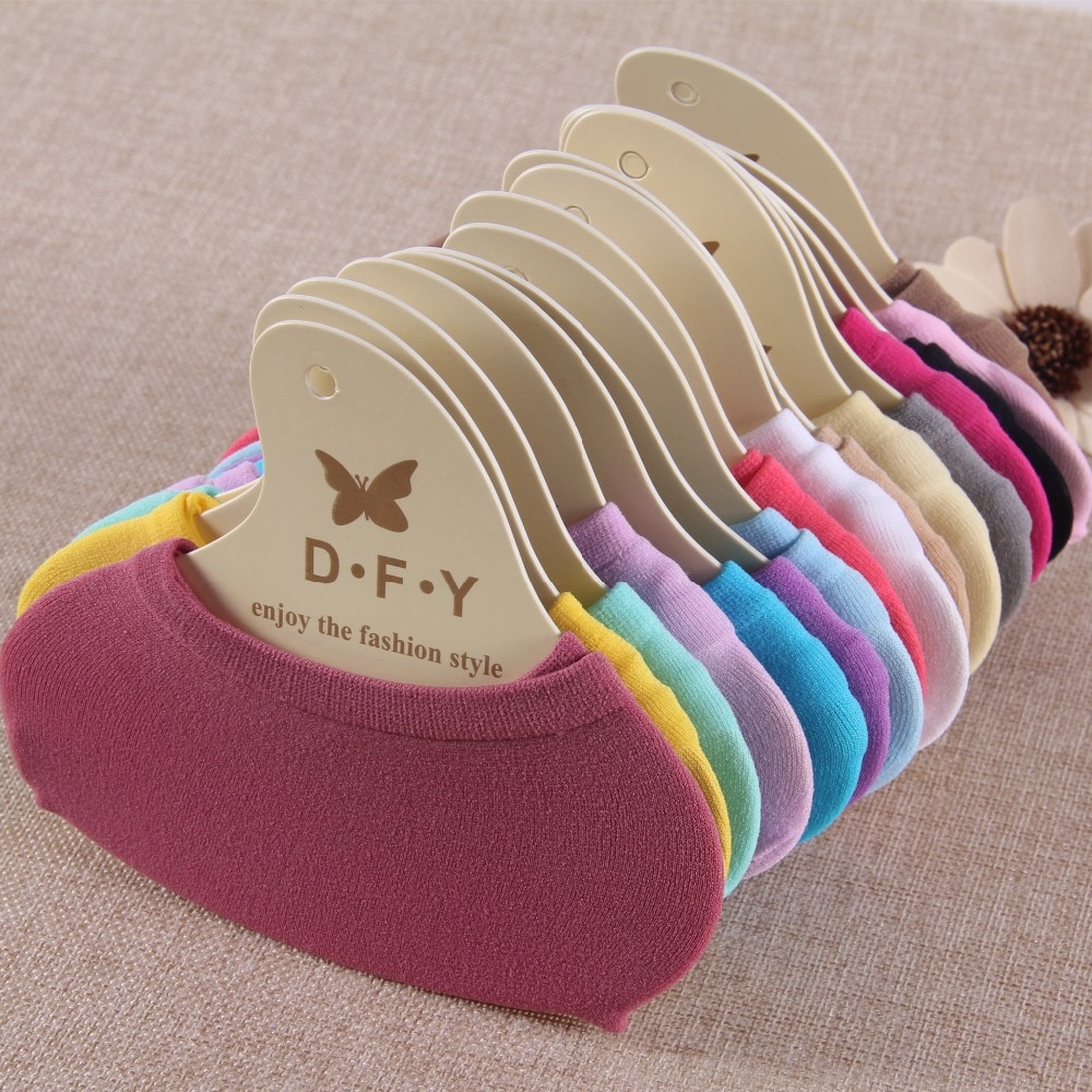 Samt Unsichtbare Socken freundlicher Mädchen Jungen Silizium Rutschfeste Elastische Süssigkeit Farbe Socken Magie Boot Socken Teenager