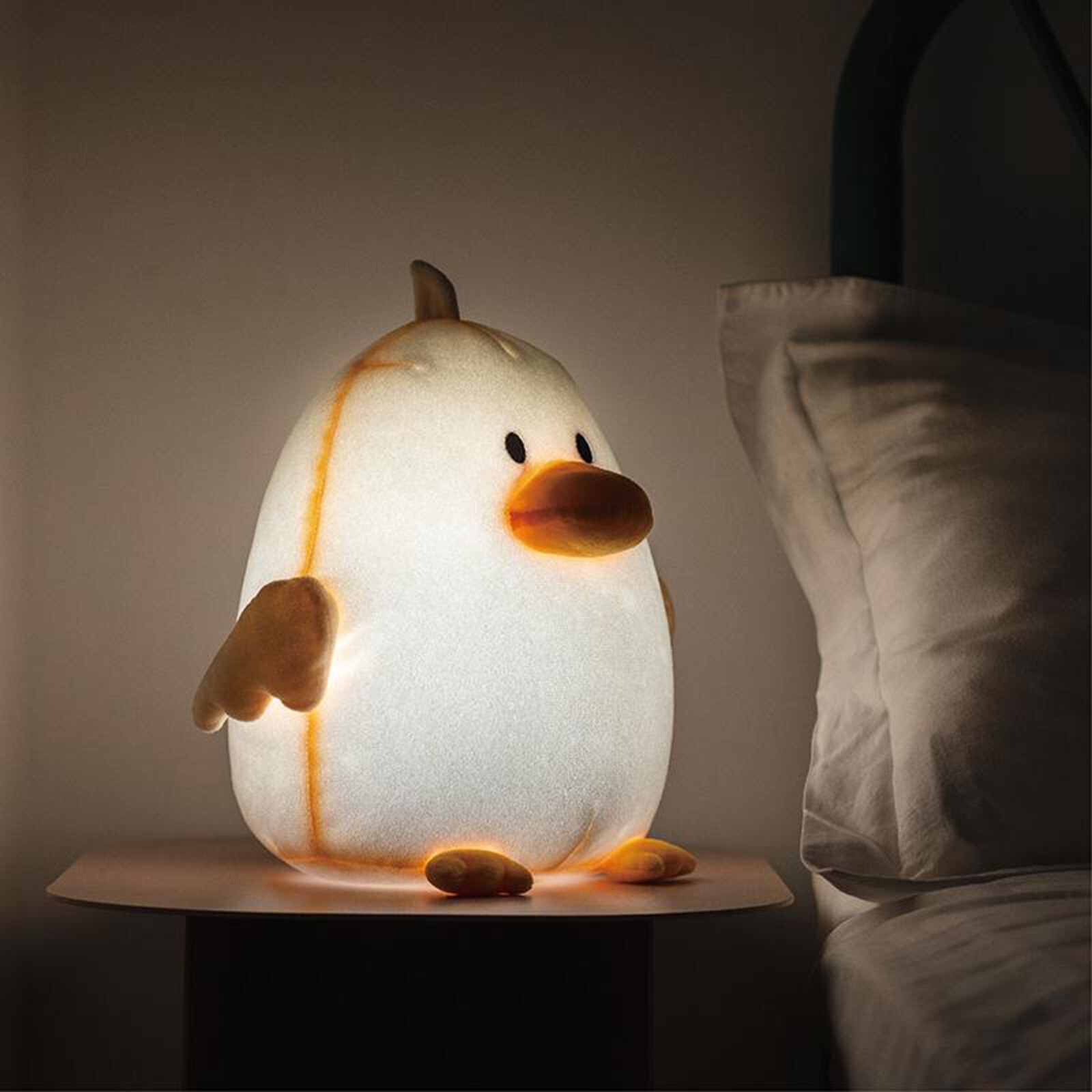 Ente Nachtlicht für freundlicher Sicher Nette Ebene Baby Nacht Lampe USB Aufladbare Lampe für Schlafzimmer Stillen Kindergarten