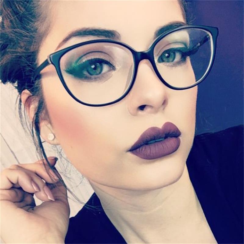 Jahrgang gläser rahmen Katze Auge brillen rahmen für frauen klare linse brille rahmen für damen optische Streber