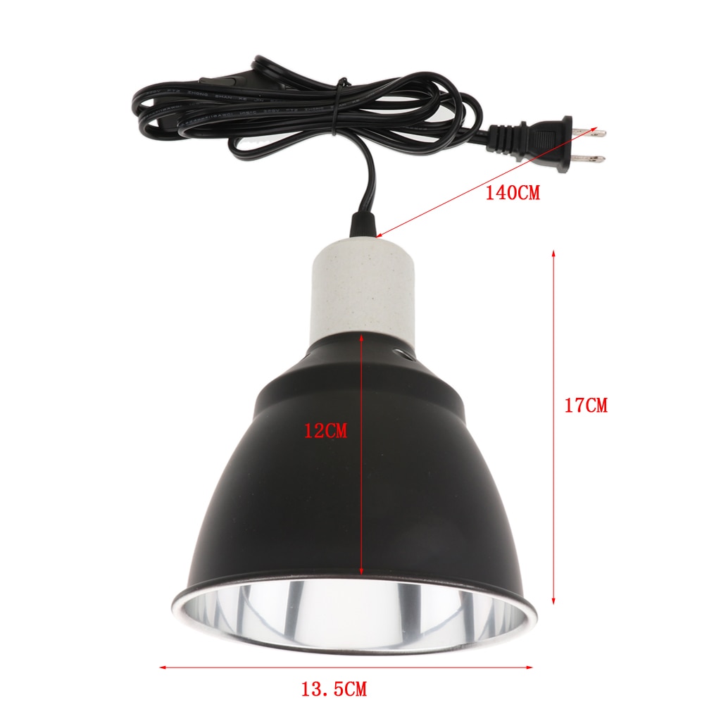 E27 Licht Kuppel Reflektor Reptil Uv-lampe Halfter Schildkröte Tisch Lampe Halfter