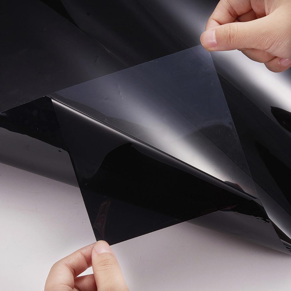 50cm x 300cm dunkel Schwarz Auto Fenster Tönung Film Glas Sommer Auto Auto Haus Fenster Glas Tönung Solar- schutz Auto Zubehör