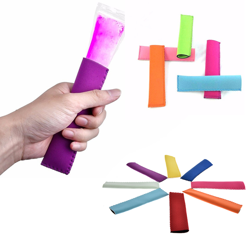 Neue 5 teile/los Popsicle Abdeckung Eis Stöcke Abdeckung freundlicher Anti-kalt Eis Abdeckung Tasche Popsicle Eis bin Stiel Gefrierschrank Halfter