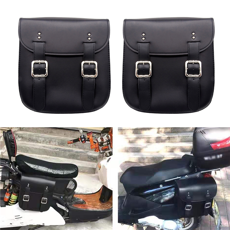 Neue 2 Stck Verknüpfungen & Rechts Motorrad Schwanz Seite Taschen Lagerung Werkzeug Motorrad Sattel Taschen Große Kapazität Für Harley Honda