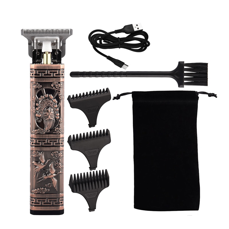 kabellos Elektrische Bart Trimmer Haarschnitt Haarschneidemaschine USB Aufladbare Haar Cutter Trimmer Männer Glatze Friseur schneiden Haar schneiden Maschine