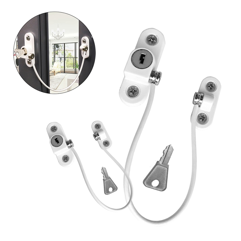 3 Teile/los Art Schutz sperren Fenster Schloss Baby Sicherheit Edelstahl Art Fenster Schutz Stopper Kleinkind Sicherheit Art Schlösser