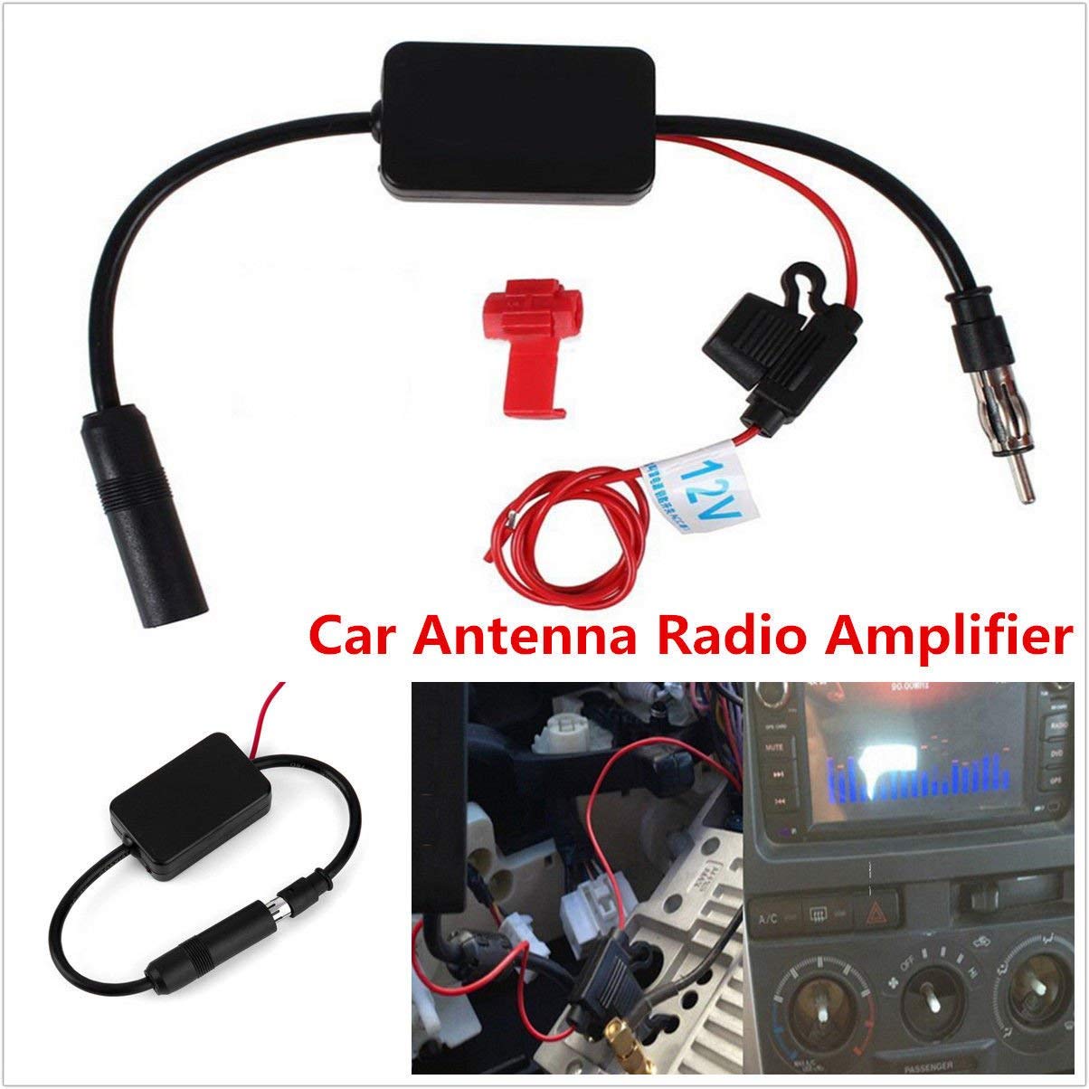 Auto Radio Fm Antenne Signal Ampere Verstärker Booster Radio Ampere Verstärker Booster Radio Inline Signal Verstärker Für Lkw Auto Auto