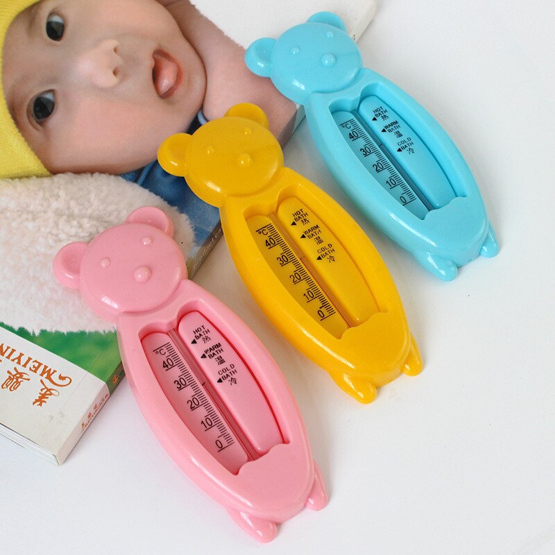 Baby Wasser Thermometer 3 Farben Sicherheit Nützliche Schwimm SchöNe Bär schweben Baby Schlecht Spielzeug Badewanne Wasser Sensor Baby Pflege