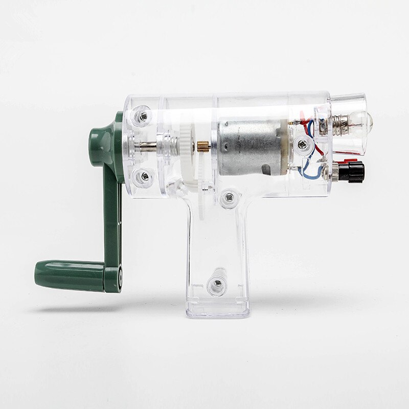 Miniatur Hand Generator Energie Konverter Energie Generator Physik Experimentelle Lehre Ausrügestochen Schule Lehre Instrument