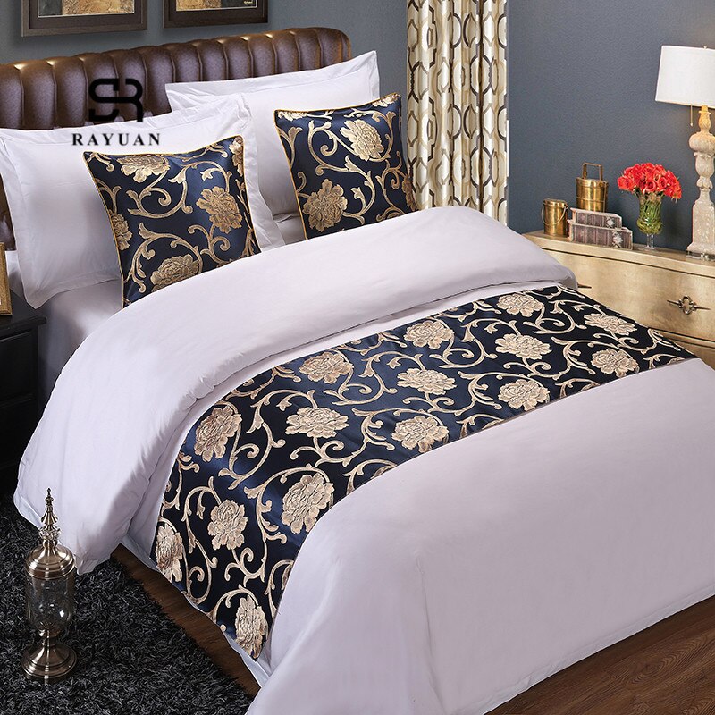 RAYUAN Polyester Pfingstrose Decke Bettdecke Bett Läufer Werfen Bettwäsche Einzigen Königin König Bett Abdeckung Handtuch Heimat Hotel Dekor