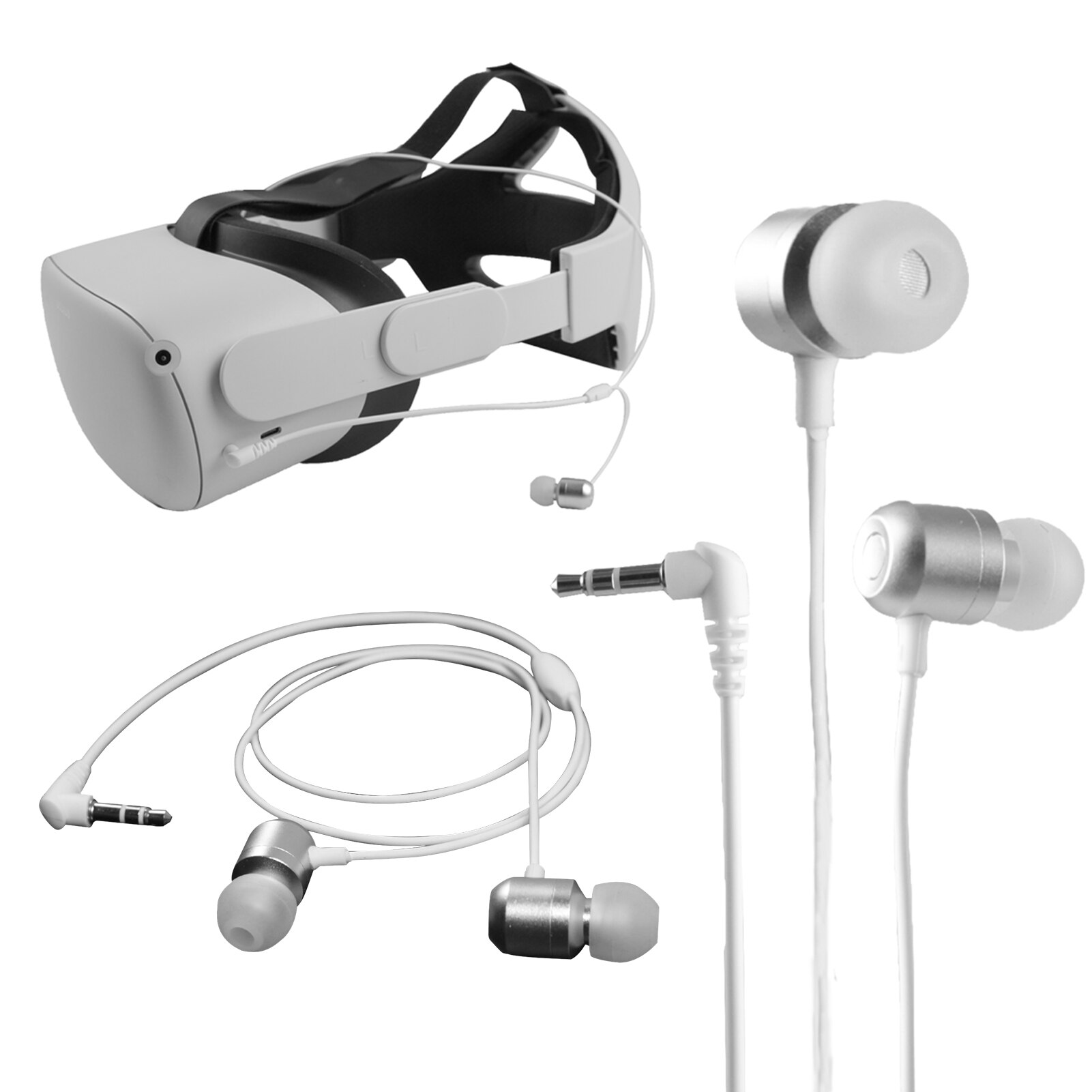 VR Zubehör VR Kopfhörer Ohr-in Integrierte Kopfhörer Für Oculus Suche 2 Spielen Kopfhörer Einzigartige OhrbüGel Ohrhörer Für Suche 2