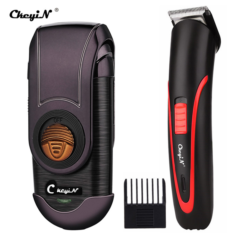 CkeyiN Tragbare kabellos Haar Cutter Haar Trimmer Haushalt Haarschneidemaschine Rasierer Trvel Taschen-Laptop-tasche männer Bart Rasiermesser Schnurrbart Folie Rasieren Klinge