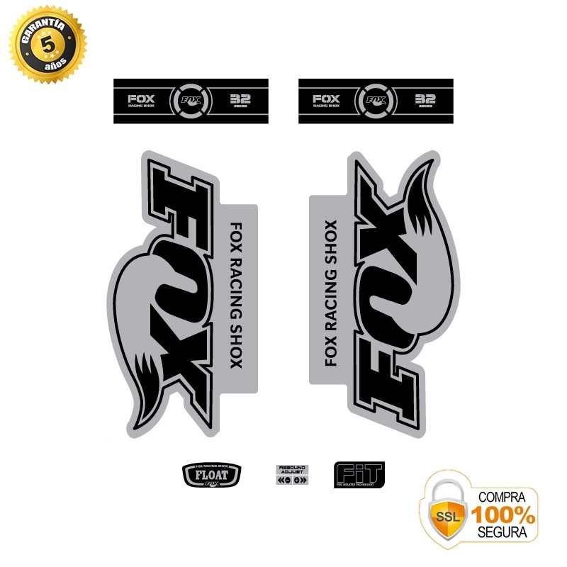 Mountainbike aufkleber-Bausatz Vinyl aufkleber gestanzte FUCHS 32 SERIE Fahrrad kissen aufkleber