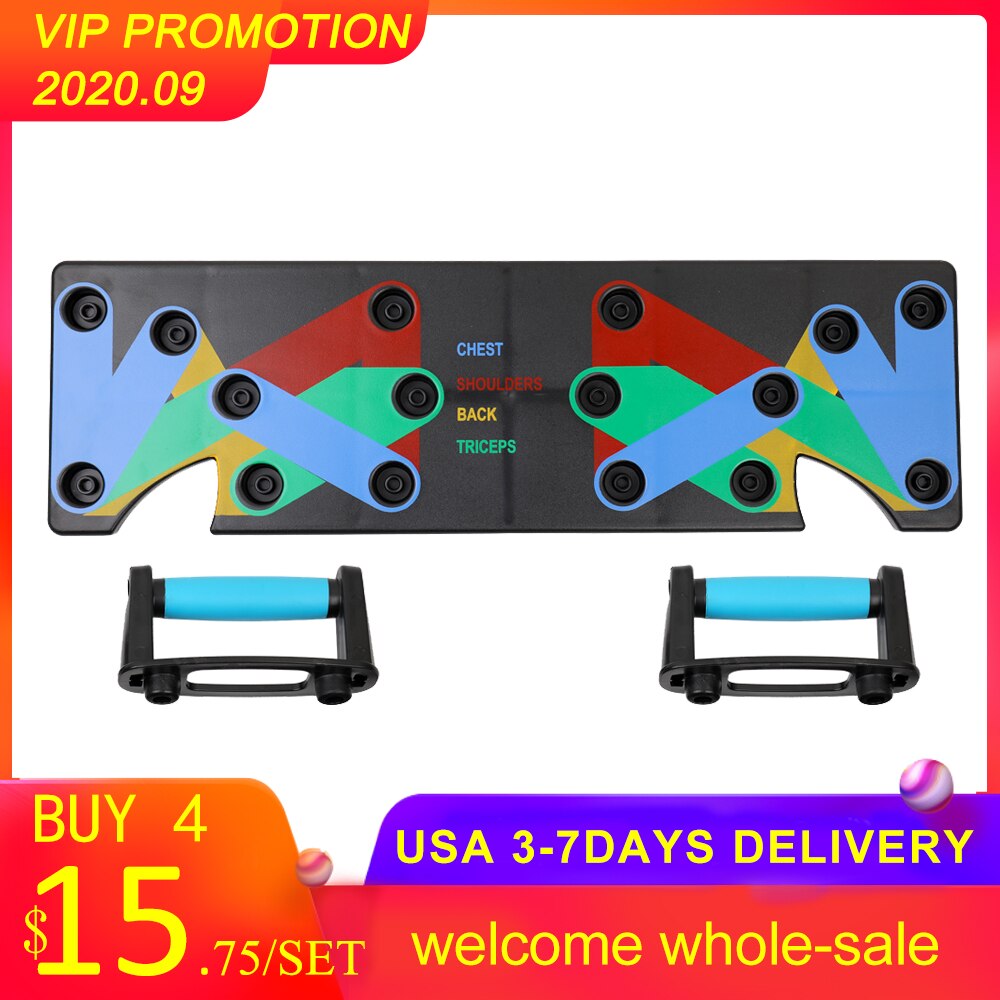 Haushalt Multifunktions drücken-hoch-Gestell Bord 9 System Fitness ÜSpund trainieren drücken-hoch Steht Körper Gebäude Ausbildung für Männer frauen