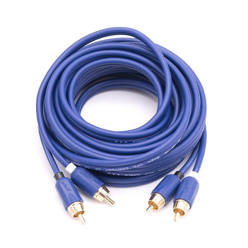 Auto Subwoofer Geändert Reinem Kupfer 2,5 M Audio- Kabel Auto Audio- Verstärker Audio- Signal Kabel Verbindung Kabel 2RCA Zu 2RCA