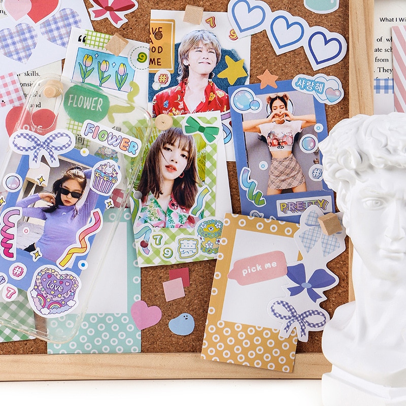 Korea eins Bunte glücklich partei Band Liebe Aufkleber Sammelalbum Tagebuch Album Foto Handy, Mobiltelefon Computer aufkleber Schreibwaren spielzeug Dekoration