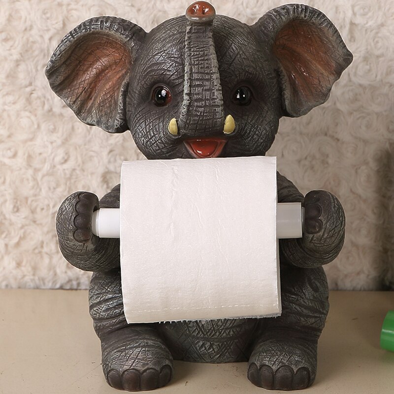 Elefant Gewebe Papier Halfter dauerhaft Sitz Typ Schlecht Harz Wc Papier Ebene Gewebe Rollen Papier Halfter