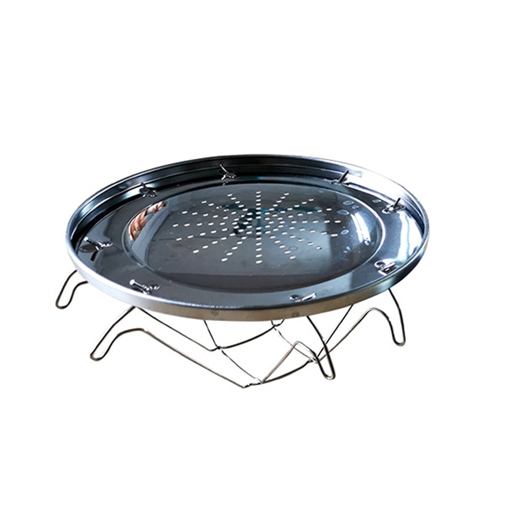 Toaster Gestell Einfache Tragbare Edelstahl Toast Gestell draussen Camping Toaster Klapp Tragbare Grill Multi-Zweck Herde Grill