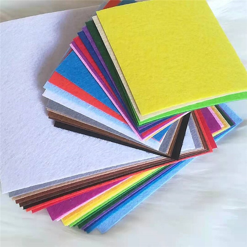 1 einstellen Filz Stoff Umweltfreundliche Nicht-gewebte Patch Sammelalbum Material DIY Handwerk Weihnachten Fühlte Dekorationen NäHenne Stoff