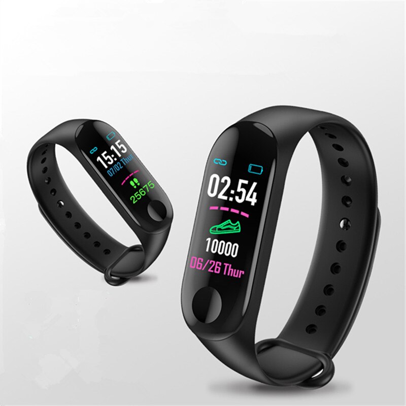 Läuft Schrittzähler M3 Plus Blutdruck Monitor Herz Bewertung Fitness Tracker Clever Armbinde Schritt Zähler Wasserdichte Schrittzähler