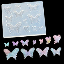 NEUE Karikatur silikon bilden DIY schmuck schmetterling halskette anhänger lanugo bilden harz formen für schmuck