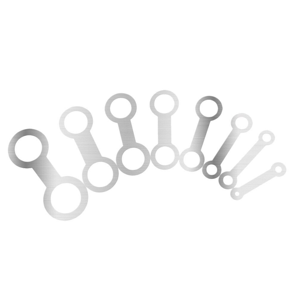 1 einstellen von Saxophon Stahl Pad Alt Sax Leder Pads Ersatz Saxophon Kissen (Silber)