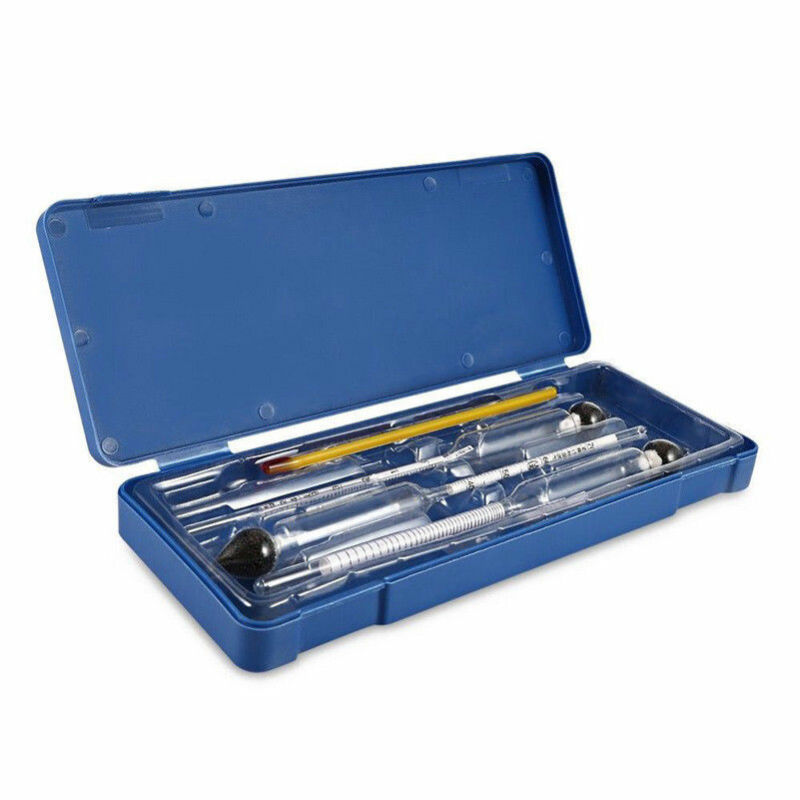 3Stck Hydrometer Alkohol Meter Vinometer Tester Mit einem Thermometer Gerät einstellen Y
