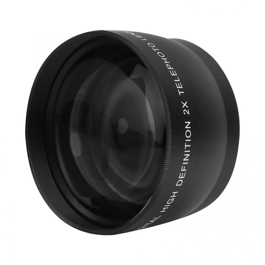 2X Objektiv 55mm Camcorde objektiv Vergrößerung HD Tele Konverter Makro Objektiv für 55mm Montieren Kamera für 55mm montieren Kamera objektiv