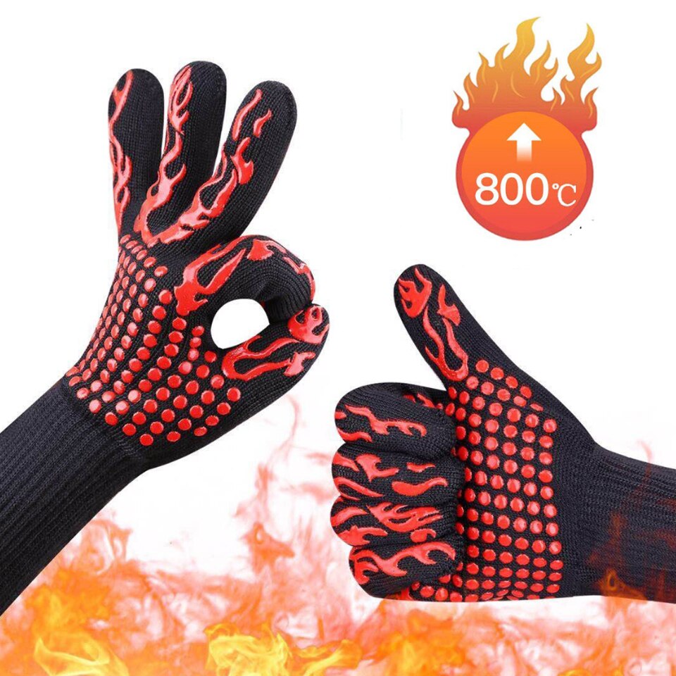 Backofen Handschuhe Handschuhe Hohe Temperatur Widerstand 1 Paare Backen Werkzeuge Küche Silikon Handschuhe