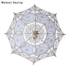 Jahrgang Kleine Beige Spitze Hochzeit Regenschirm Mini Stickerei Viktorianischen Sonnenschirme Hochzeit Duschen Dekorationen ombrelle mariage