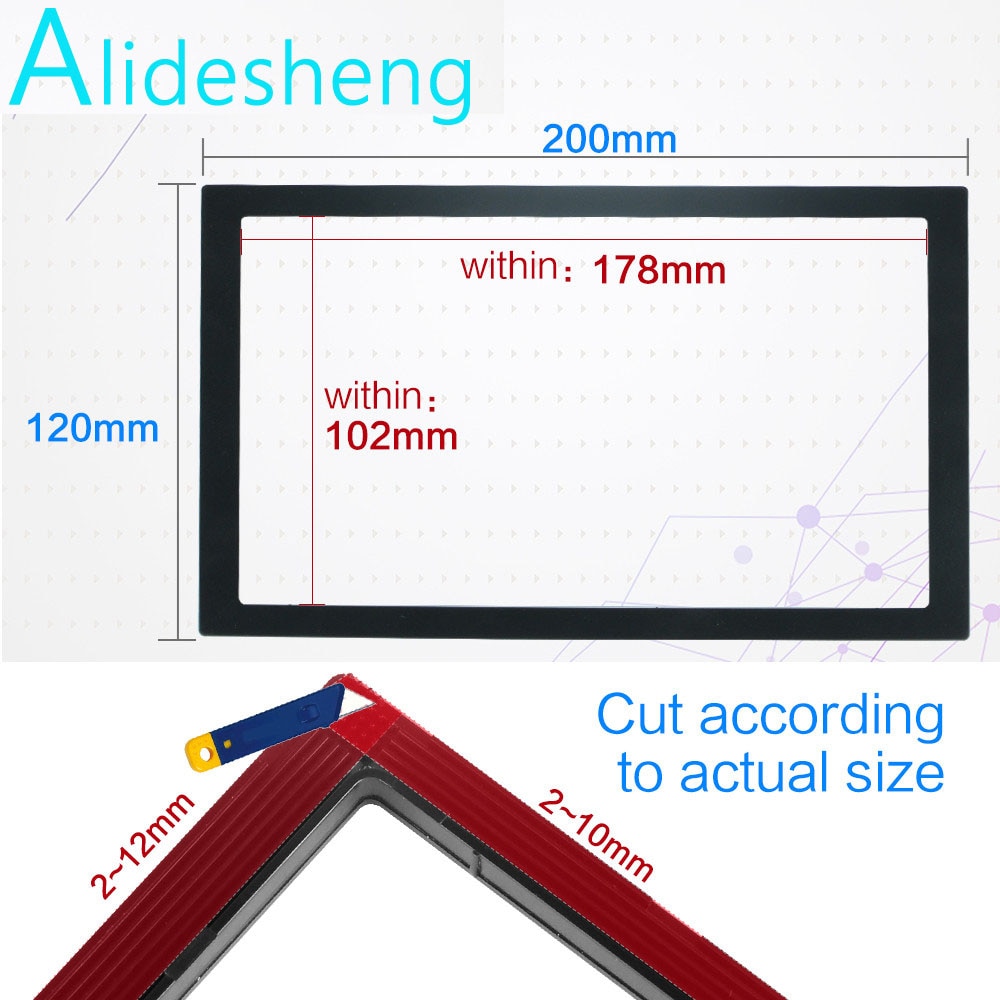 2 Lärm Rahmen für Auto Multimedia Spieler doppel Lärm Auto zubehör für 7 ''zoll Auto Radio 2Lärm MP5 Installation zubehör 102mm