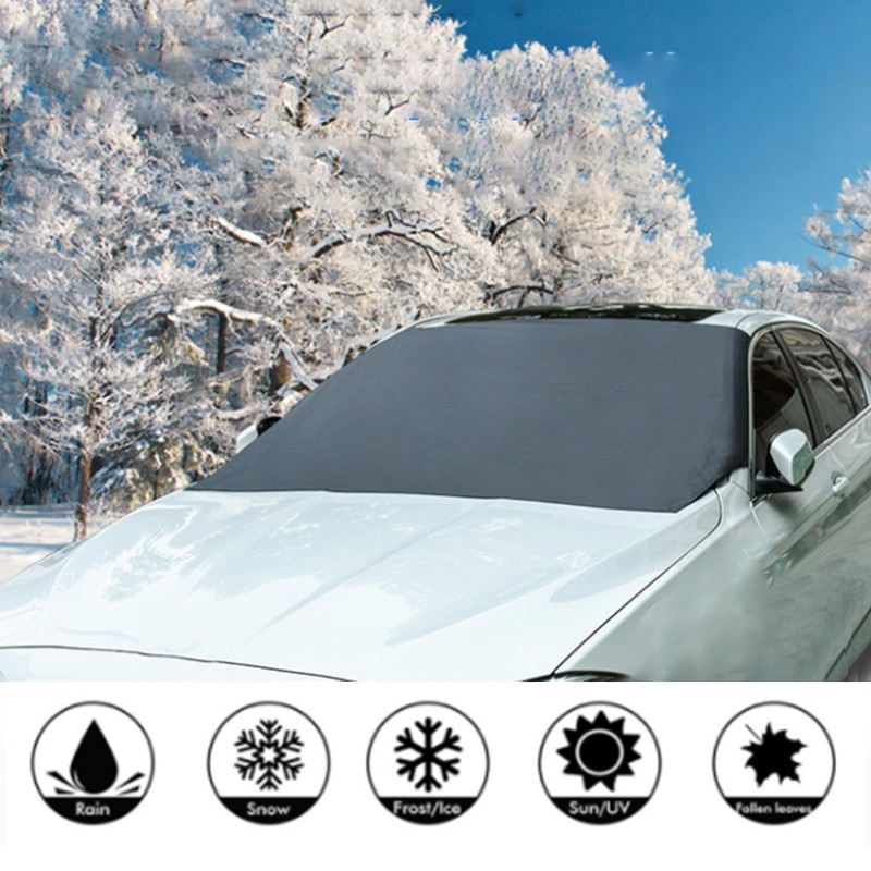 Außen Auto Windschutzscheibe Schnee Abdeckung Auto Schnee Abdeckungen Magnetische Reflektor Universal- Auto Sonnenschirm Staub nachweisen Schutz Auto Pflege einstellen