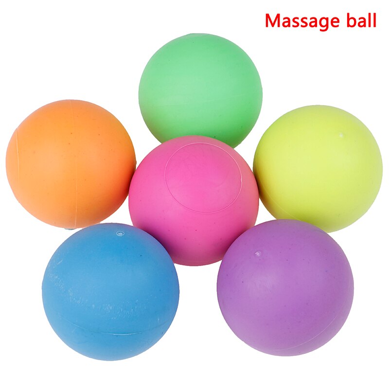 1Stck Fitness Massage Ball TPE Gummi Eishockey Lacrosse Ball 63mm Abzug Punkt Entspannung Selbst Massage