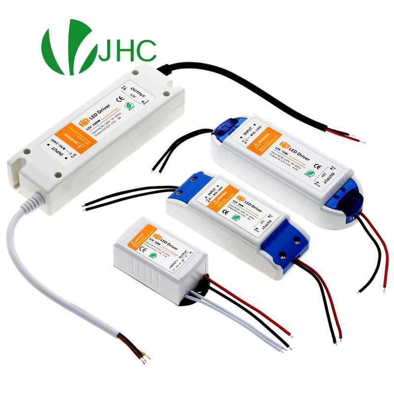 DC12V Netzteil LED-treiber 18W/28W/48W/72W/100W Adapter beleuchtung Transformator Schalter für LED Streifen Decke glühbirne