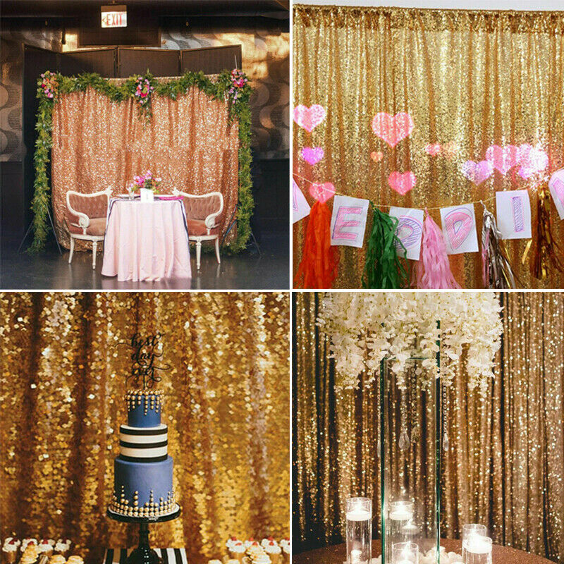 Große Pailletten Party Kulissen Vorhang schimmern Pailletten Hochzeit Hintergrund Vorhang Foto Verkaufsstand Hintergrund Party Dekoration