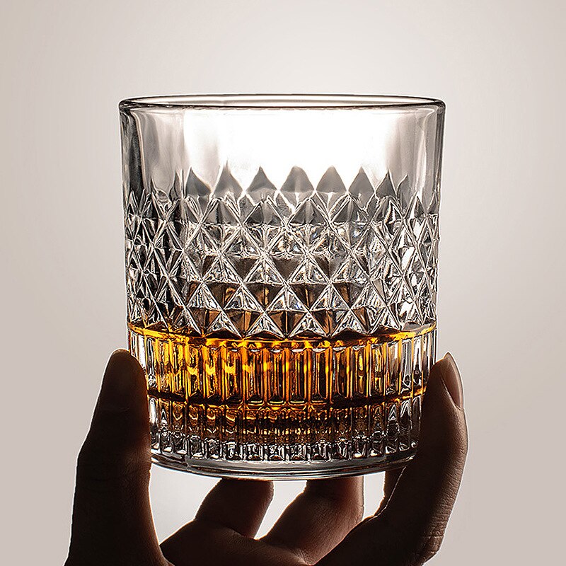 Glas transparent Whiskey Glas Hause Kreative Schnaps Geistern Wein Glas Bahre Glas Whiskey glas Tequila aufnahmen glas