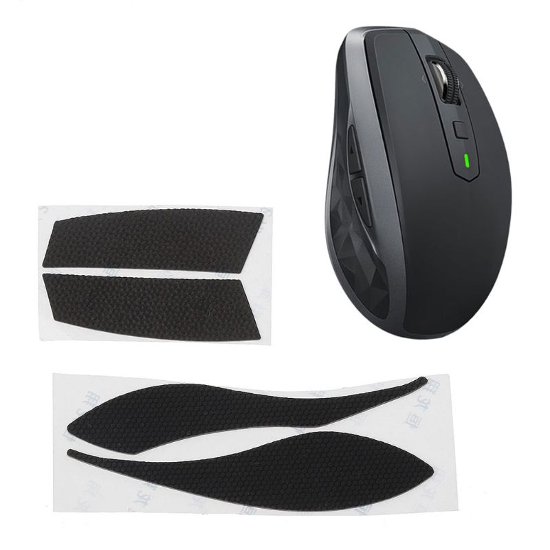 1 einstellen Schwarz Maus Füße Maus Rollschuhe Seite Aufkleber Schweiß Besteändig Pads Anti-Unterhose Band Für logitech MX Überall 2S Maus C26
