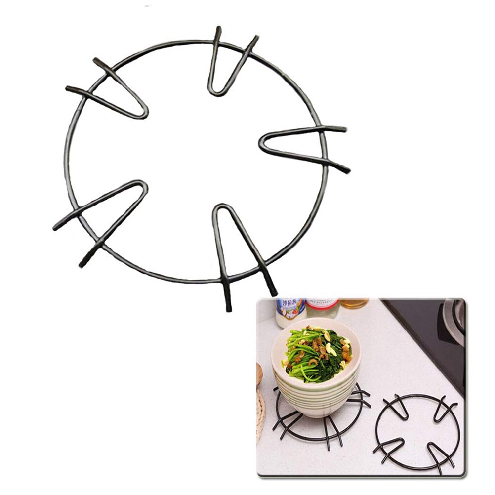 2Stck Universal- Gasherd Regal Gusseisen wok Pfanne Topf Unterstützung Gestell Stehen Brenner Gasherd Gestell Küche Werkzeuge Herde Unterstützung