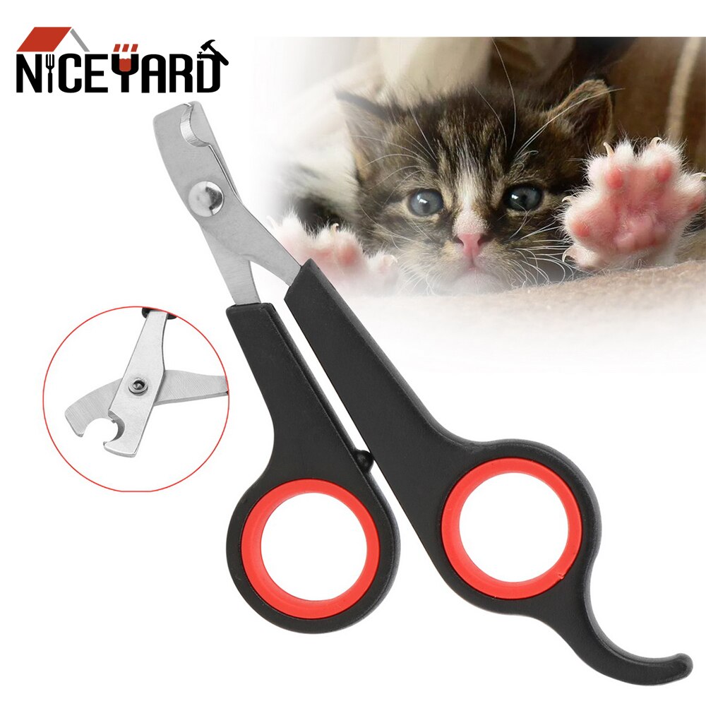 NICEYARD Welpen Nagel Haarschneidemaschine Trimmer Cutter Edelstahl Hunde Katzen Klaue Pflege Nagel Schere Haustier Zehe Pflege