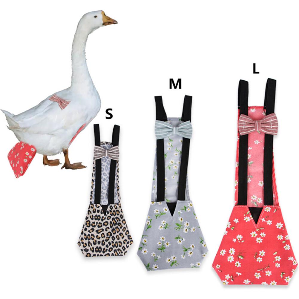 Haustier Windel Huhn Ente Windel Bauernhof Kleidung Bowknot Haustier Windeln Unterwäsche Sanitär kurze Hose