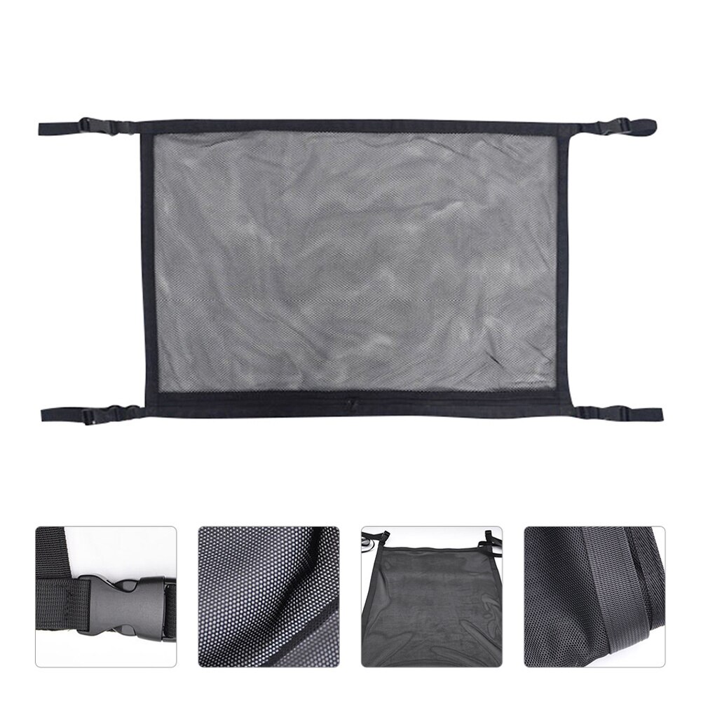 1 Pc Auto Decke Lagerung Netz Tasche Auto Angelruten Lagerung Gittergewebe (Schwarz)