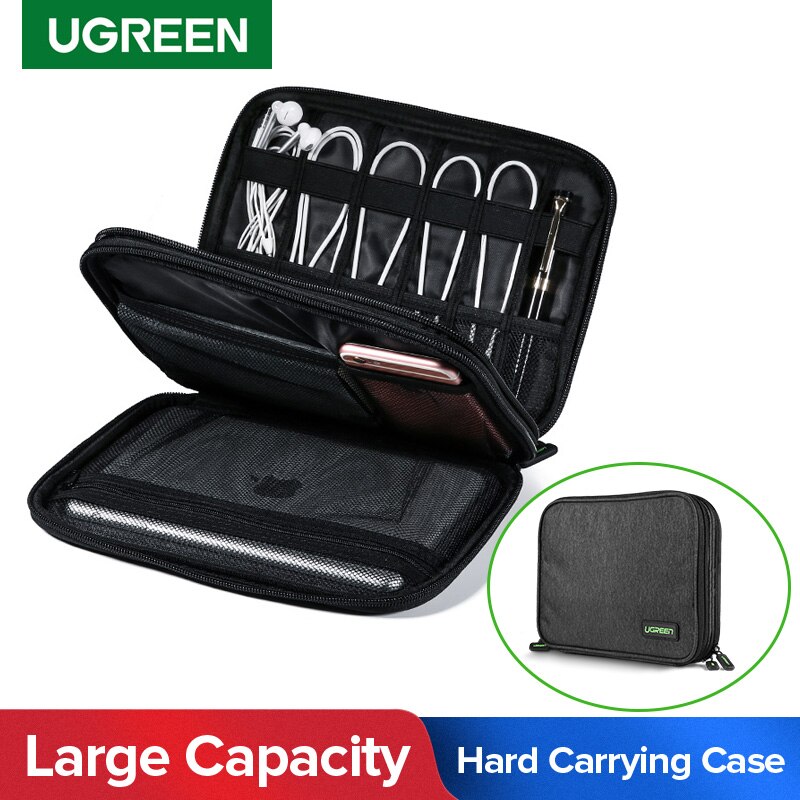 Ugreen Harte fallen Energie Bank fallen Lagerung Trage Kasten für iPad Mini iPhone SSD Tasche Externe Festplatte Disk Energie Bank fallen