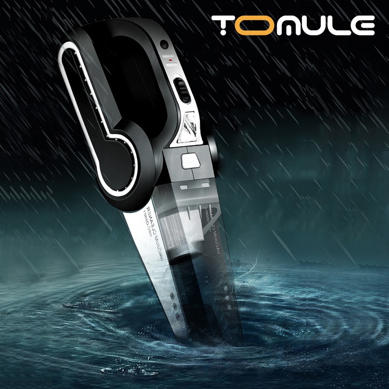 TOMULE Auto Staubsauger Tragbare Handheld Auto vaccume reiniger Aufblasbare, reifendruck überwachung, LED beleuchtung für Auto/Heimat