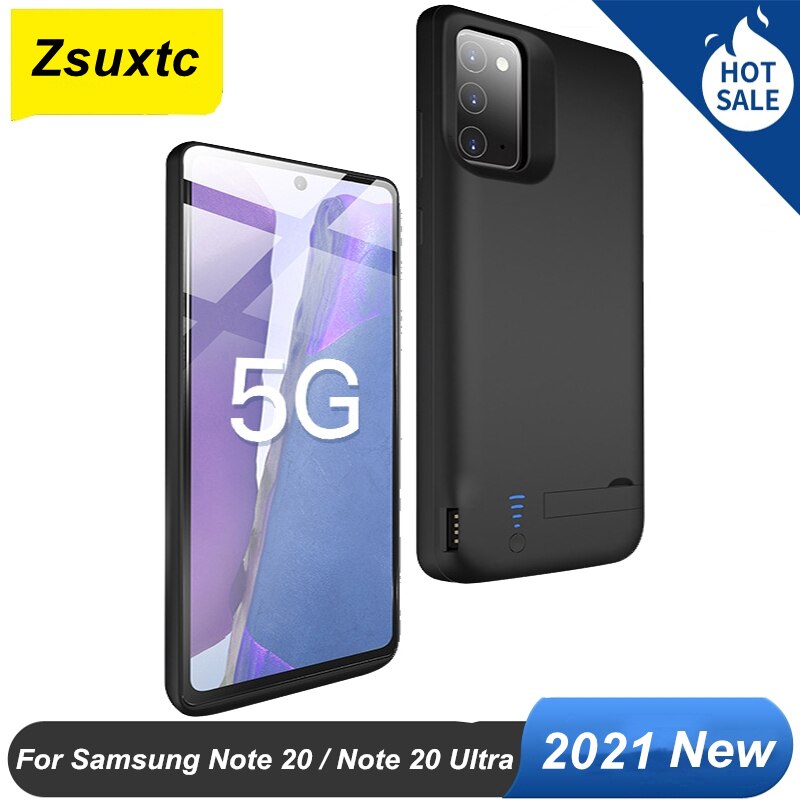 Für Samsung Hinweis 20 Hinweis 20 Ultra Batterie fallen 6000 Mah Batterie Ladegerät fallen Energie Bank Hinweis 20 Batterie fallen