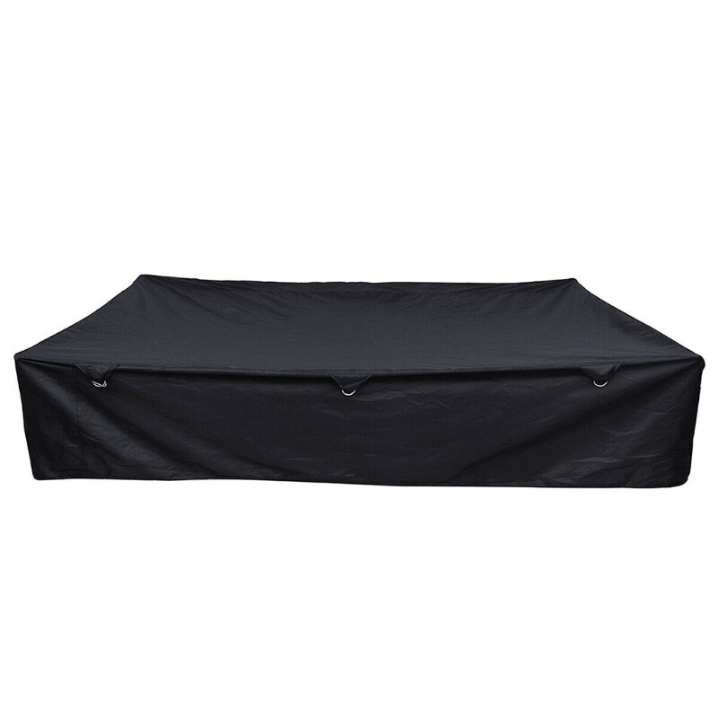 Universal- Nocken Profi Anhänger Abdeckung 224x175x45cm Schwarz Wasserdicht Reisen Camping Reise Abdeckung Schwarz Dach Reise abdeckung