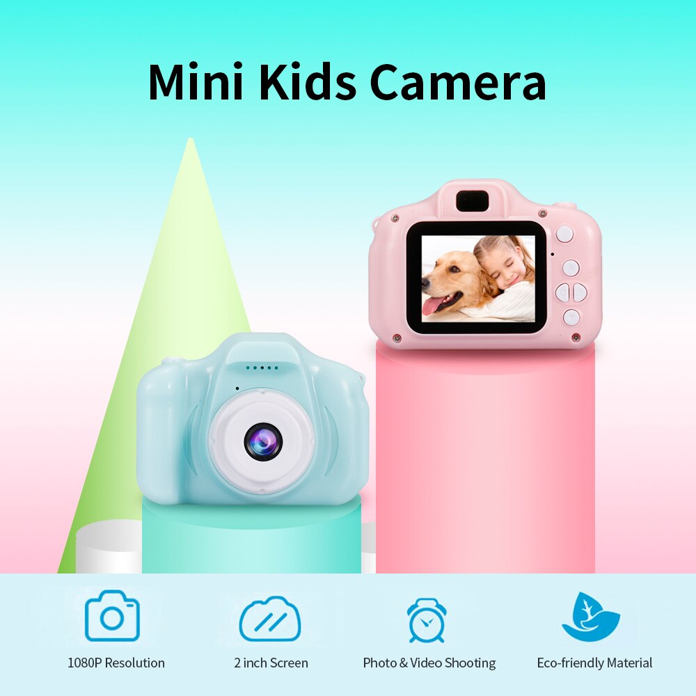 Mini freundlicher Digital Kamera 1080P 2 Zoll HD Bildschirm Rechargable USB GC0308 Kamera Video Kamera SchöNe Kamera ohne Speicher karte
